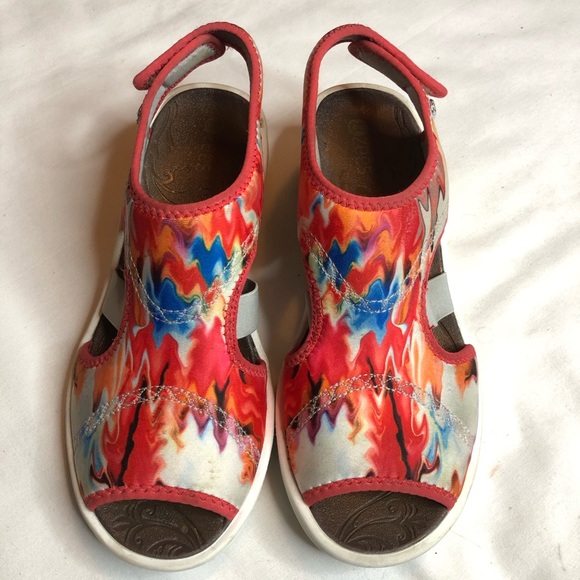 Ezees wedge multicolor sandals - Picture 5 of 10